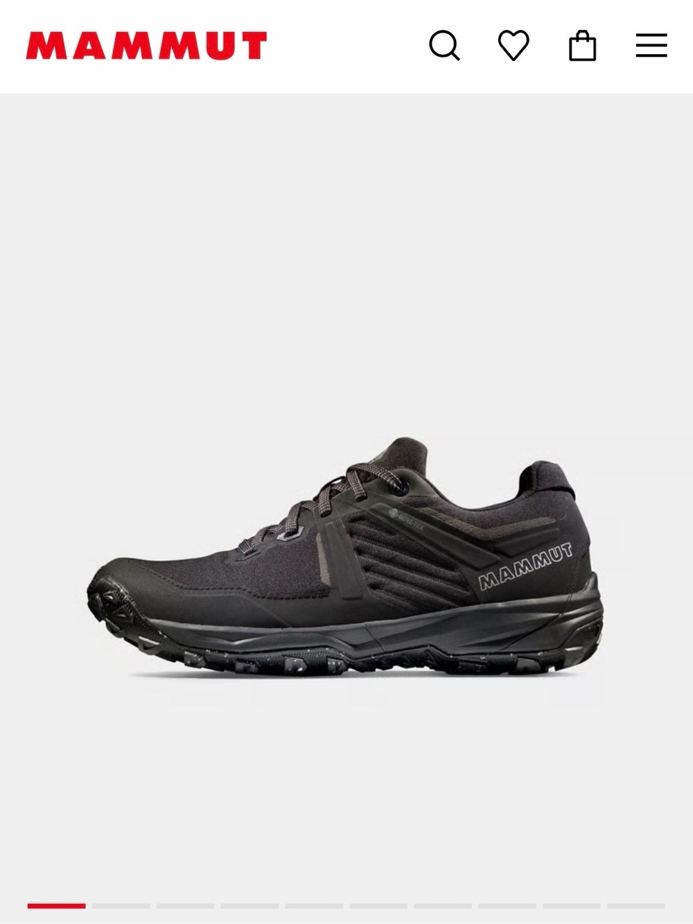 Mammut Like-New Ultimate III Low GTX Black Sneaker- fits like 9.5